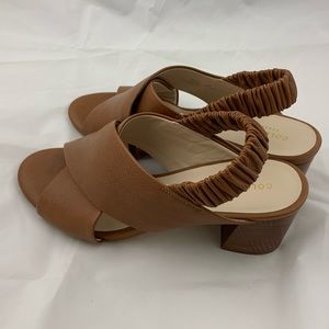Cole Haan Anastasia City Brown Slingbacks Size 8B